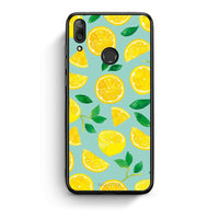Thumbnail for Huawei Y7 2019 Lemons θήκη από τη Smartfits με σχέδιο στο πίσω μέρος και μαύρο περίβλημα | Smartphone case with colorful back and black bezels by Smartfits