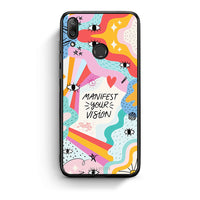Thumbnail for Huawei Y7 2019 Manifest Your Vision θήκη από τη Smartfits με σχέδιο στο πίσω μέρος και μαύρο περίβλημα | Smartphone case with colorful back and black bezels by Smartfits