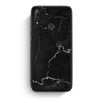 Huawei Y7 2019 Marble Black θήκη από τη Smartfits με σχέδιο στο πίσω μέρος και μαύρο περίβλημα | Smartphone case with colorful back and black bezels by Smartfits