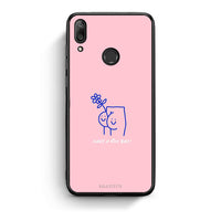 Thumbnail for Huawei Y7 2019 Nice Day θήκη από τη Smartfits με σχέδιο στο πίσω μέρος και μαύρο περίβλημα | Smartphone case with colorful back and black bezels by Smartfits