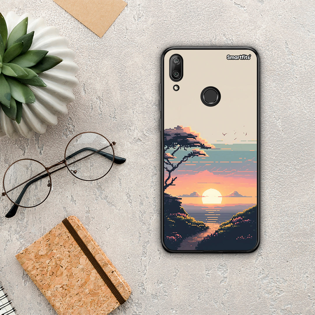 Pixel Sunset - Huawei Y7 2019 / Y7 Prime 2019 θήκη