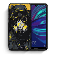 Thumbnail for Θήκη Huawei Y7 2019 Mask PopArt από τη Smartfits με σχέδιο στο πίσω μέρος και μαύρο περίβλημα | Huawei Y7 2019 Mask PopArt case with colorful back and black bezels