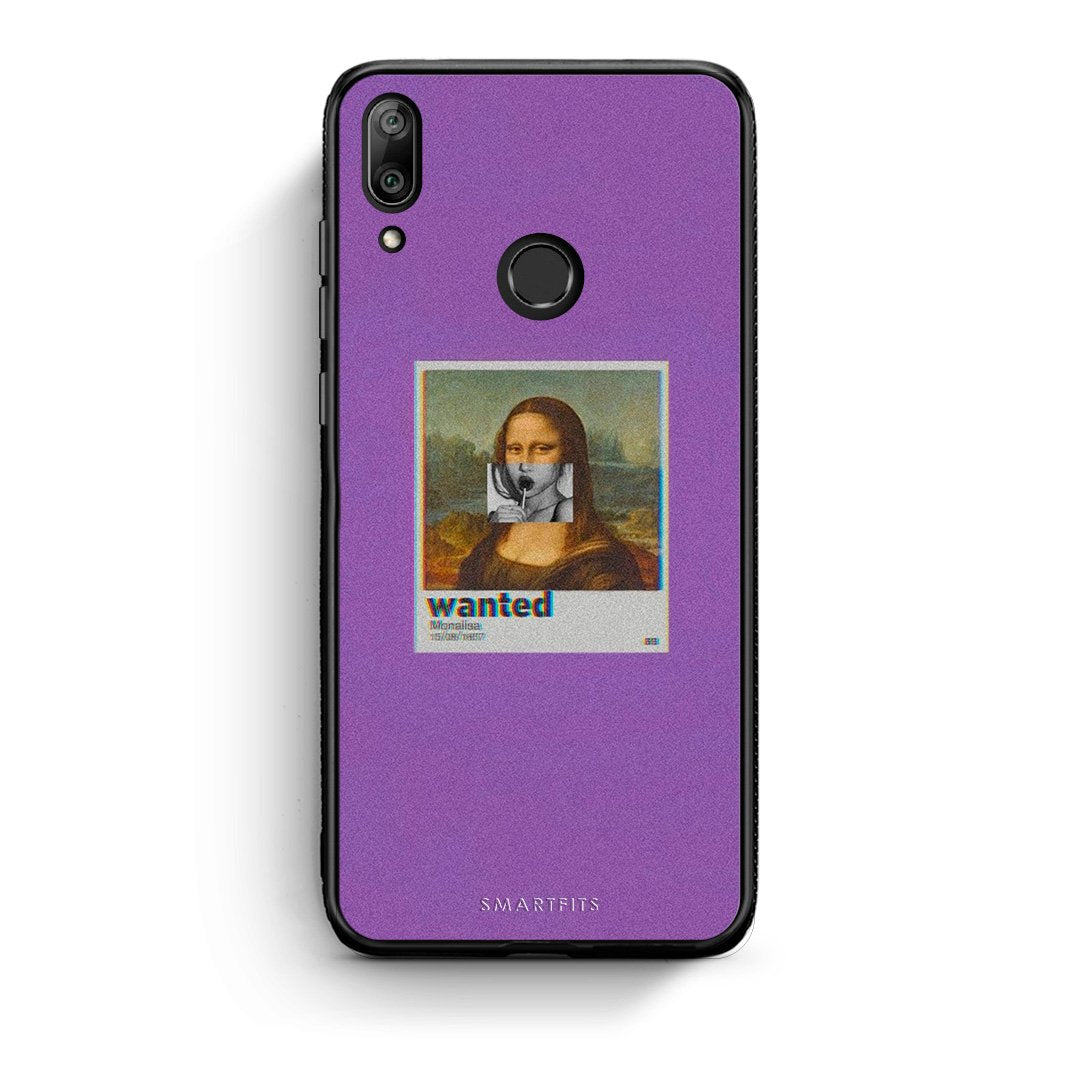 4 - Huawei Y7 2019 Monalisa Popart case, cover, bumper