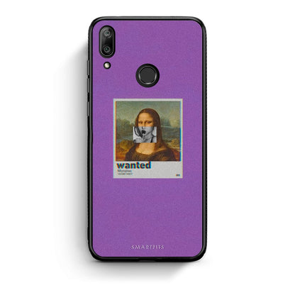 4 - Huawei Y7 2019 Monalisa Popart case, cover, bumper