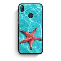 Thumbnail for Huawei Y7 2019 Red Starfish Θήκη από τη Smartfits με σχέδιο στο πίσω μέρος και μαύρο περίβλημα | Smartphone case with colorful back and black bezels by Smartfits