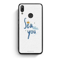 Thumbnail for Huawei Y7 2019 Sea You Θήκη από τη Smartfits με σχέδιο στο πίσω μέρος και μαύρο περίβλημα | Smartphone case with colorful back and black bezels by Smartfits