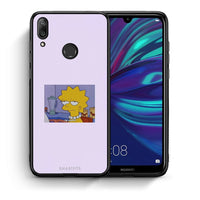Thumbnail for Θήκη Huawei Y7 2019 So Happy από τη Smartfits με σχέδιο στο πίσω μέρος και μαύρο περίβλημα | Huawei Y7 2019 So Happy case with colorful back and black bezels