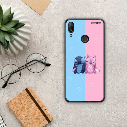 Stitch And Angel - Huawei Y7 2019 / Y7 Prime 2019 θήκη