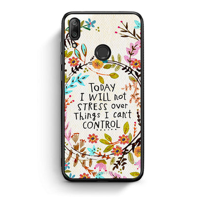 Huawei Y7 2019 Stress Over θήκη από τη Smartfits με σχέδιο στο πίσω μέρος και μαύρο περίβλημα | Smartphone case with colorful back and black bezels by Smartfits