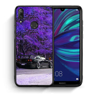 Thumbnail for Θήκη Αγίου Βαλεντίνου Huawei Y7 2019 Super Car από τη Smartfits με σχέδιο στο πίσω μέρος και μαύρο περίβλημα | Huawei Y7 2019 Super Car case with colorful back and black bezels