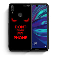 Thumbnail for Θήκη Huawei Y7 2019 Touch My Phone από τη Smartfits με σχέδιο στο πίσω μέρος και μαύρο περίβλημα | Huawei Y7 2019 Touch My Phone case with colorful back and black bezels