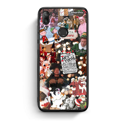 Huawei Y7 2019 Xmas Movies θήκη από τη Smartfits με σχέδιο στο πίσω μέρος και μαύρο περίβλημα | Smartphone case with colorful back and black bezels by Smartfits