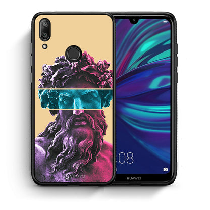 Θήκη Αγίου Βαλεντίνου Huawei Y7 2019 Zeus Art από τη Smartfits με σχέδιο στο πίσω μέρος και μαύρο περίβλημα | Huawei Y7 2019 Zeus Art case with colorful back and black bezels