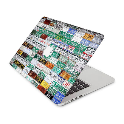 Car Plates - Macbook Skin