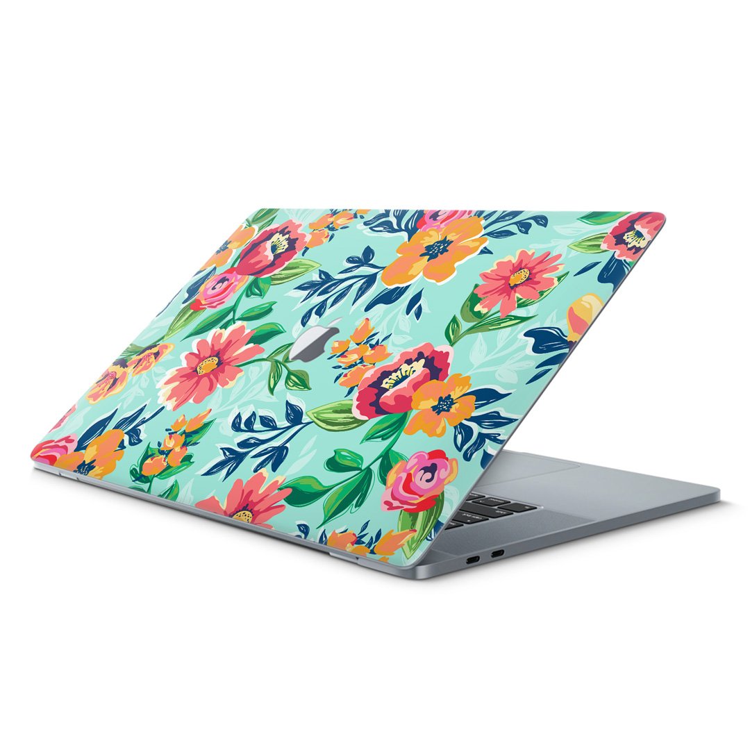 Colorful Floral - Macbook Skin