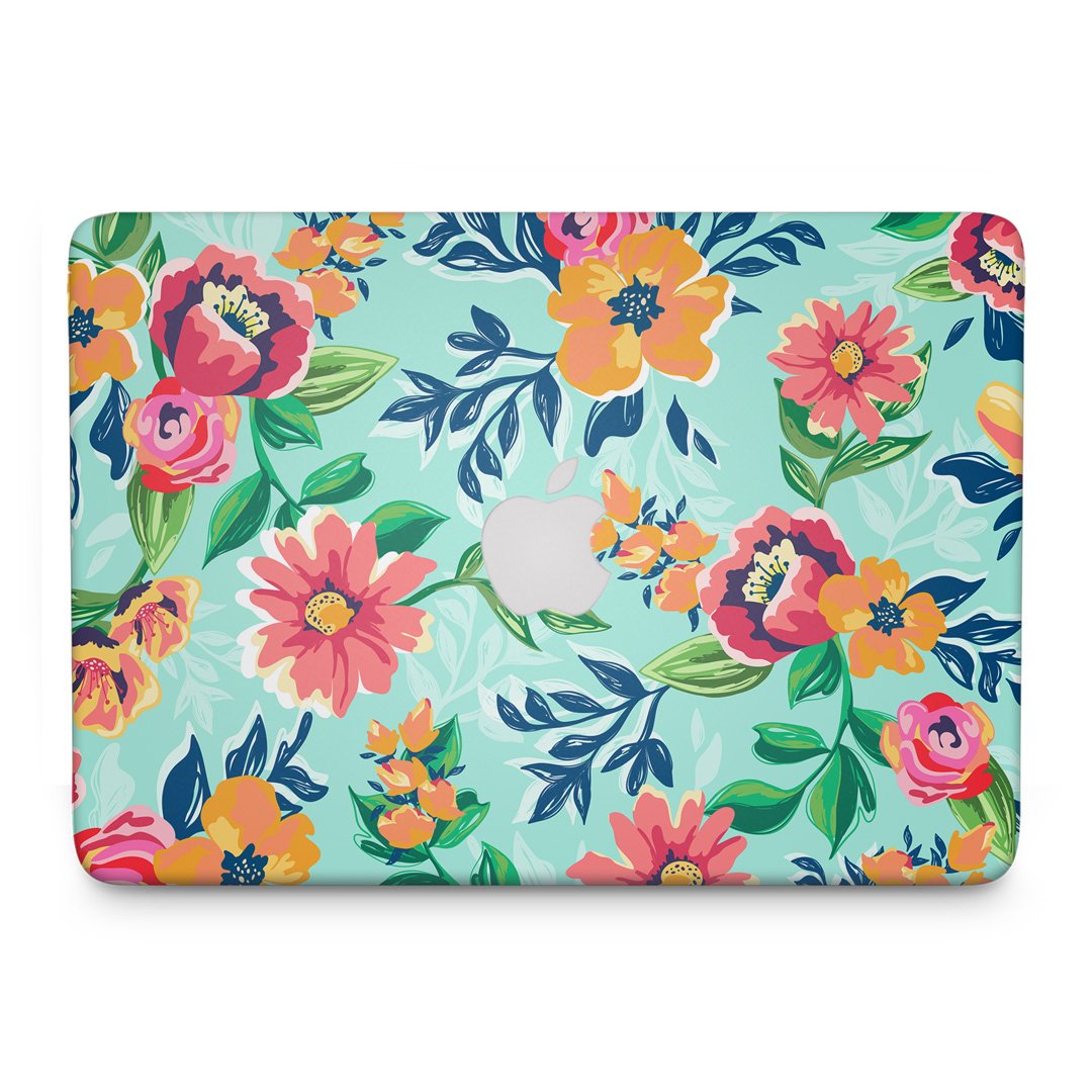 Colorful Floral - Macbook Skin