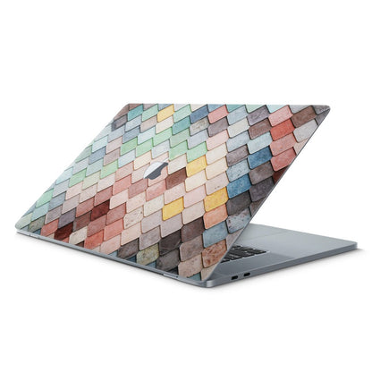 Colorful Rooftop - Macbook Skin