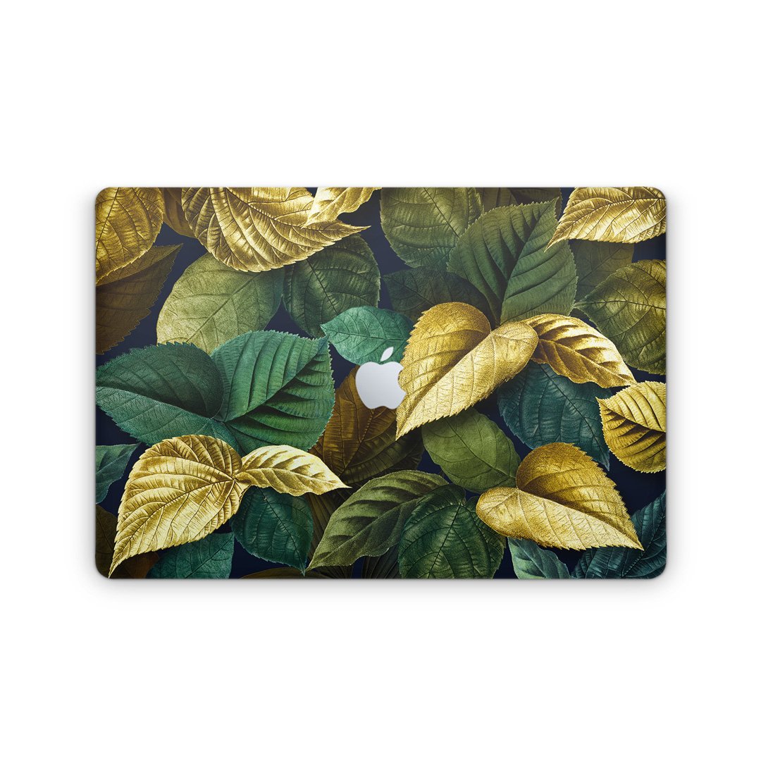 Gold Leaves - Macbook Skin