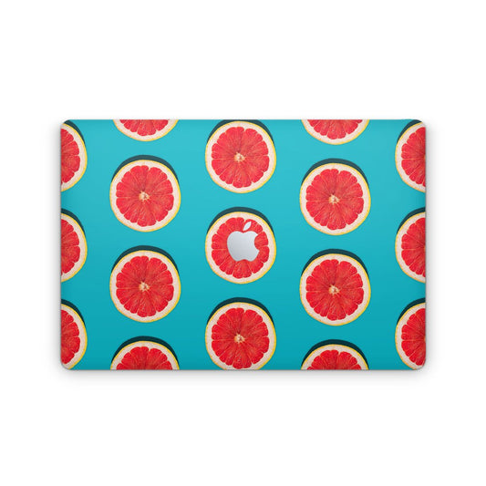 Grapefruit Slice - Macbook Skin