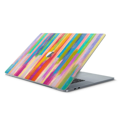 Happy Stripes - Macbook Skin