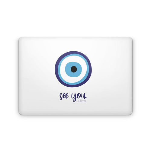Karma Says - Macbook Skin