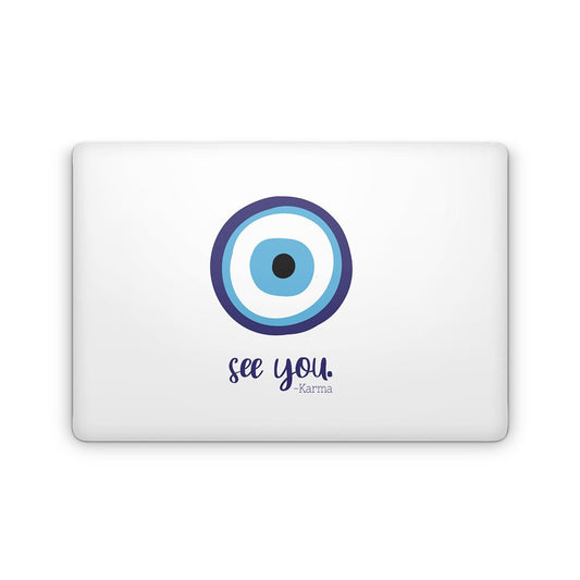 Karma Says - Macbook Skin