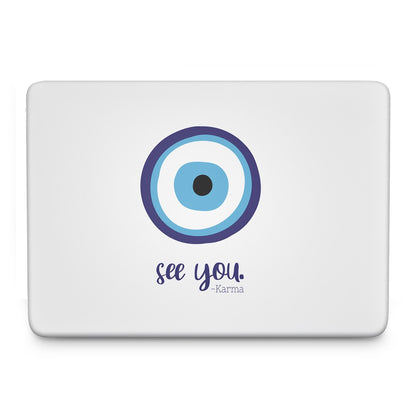 Karma Says - Macbook Skin
