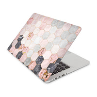 Thumbnail for Marble Hexagon Pink - Macbook Skin