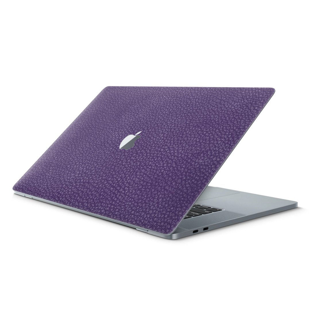 Purple Leather - Macbook Skin