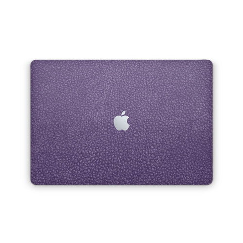 Purple Leather - Macbook Skin
