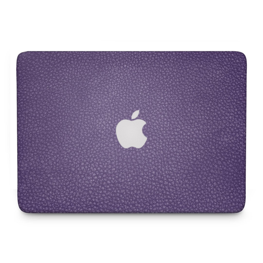 Purple Leather - Macbook Skin