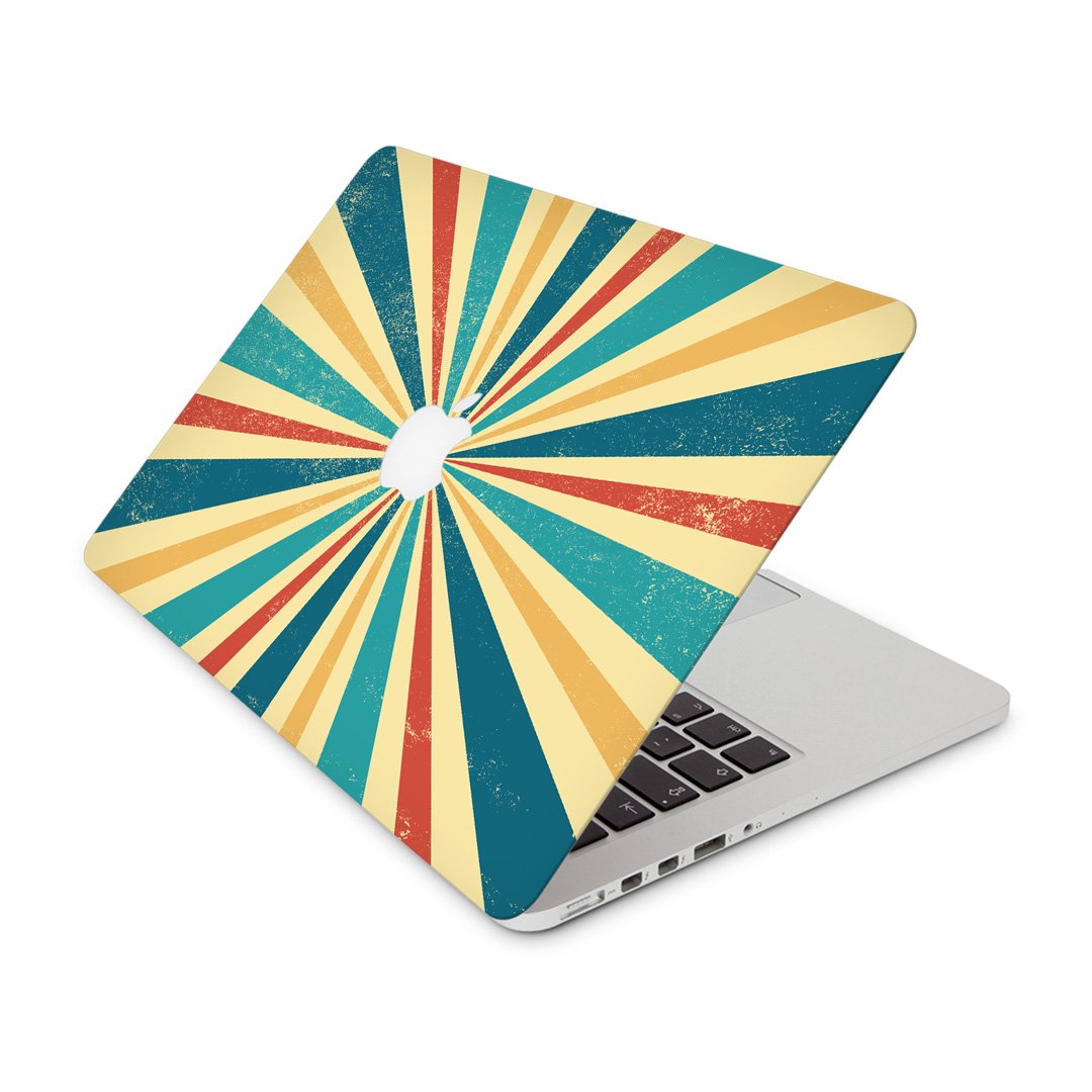 Retro Sunburst - Macbook Skin