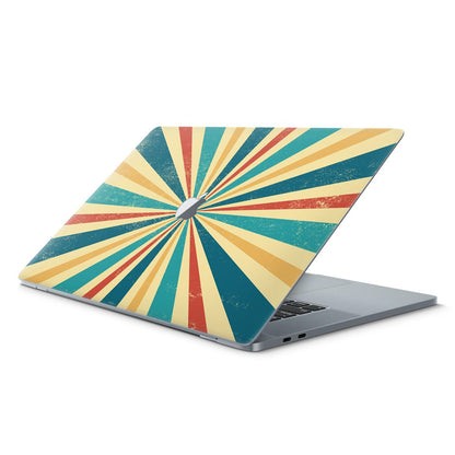 Retro Sunburst - Macbook Skin