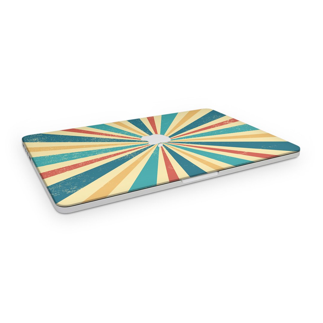 Retro Sunburst - Macbook Skin
