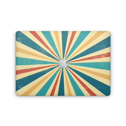 Retro Sunburst - Macbook Skin