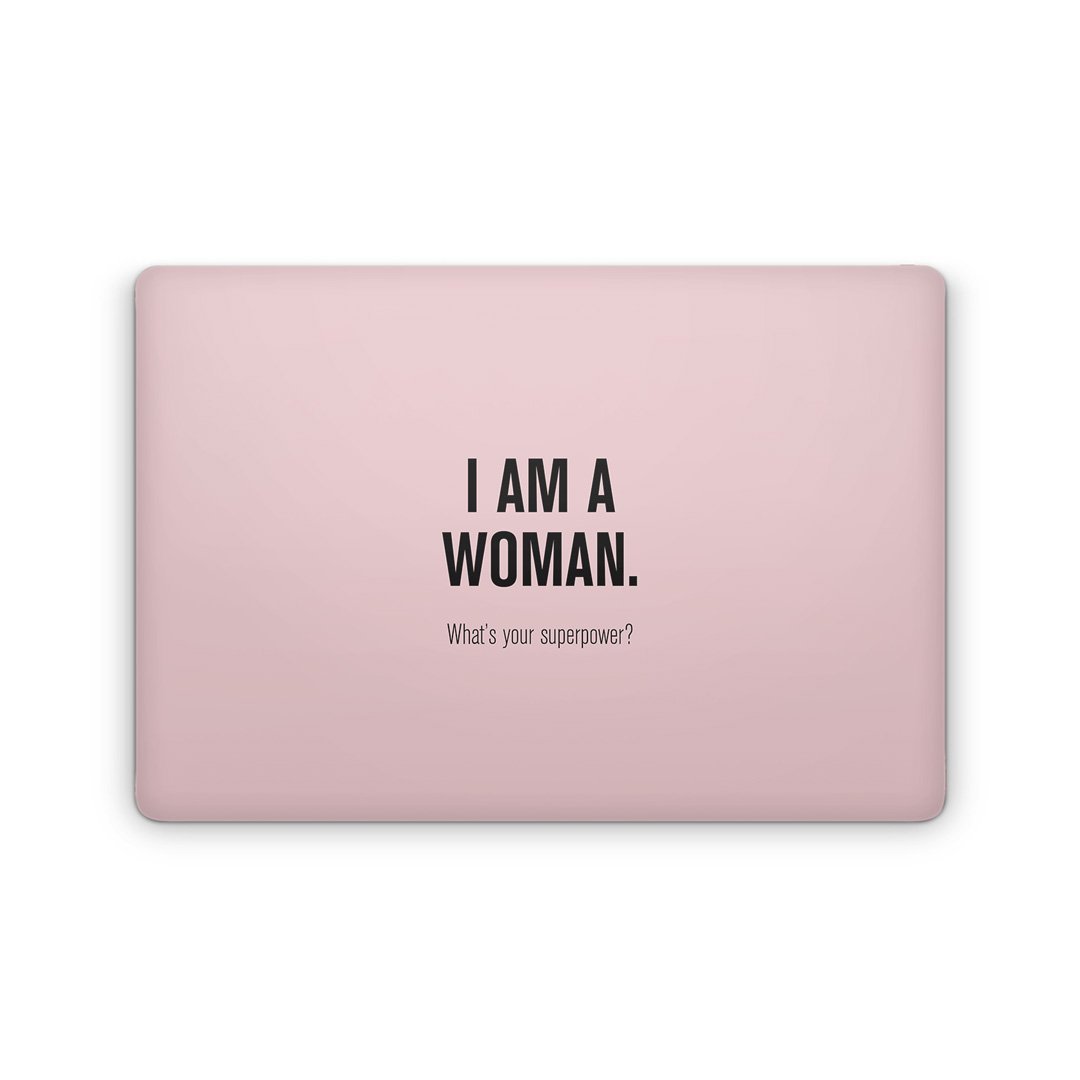 Superpower Woman - Macbook Skin