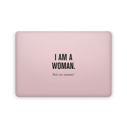 Superpower Woman - Macbook Skin