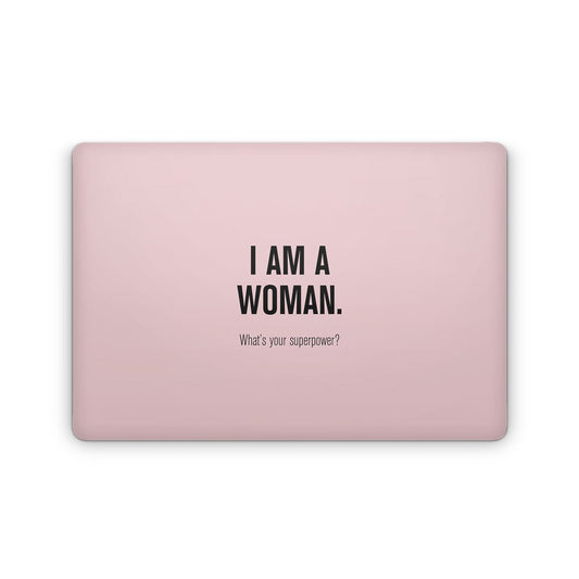 Superpower Woman - Macbook Skin