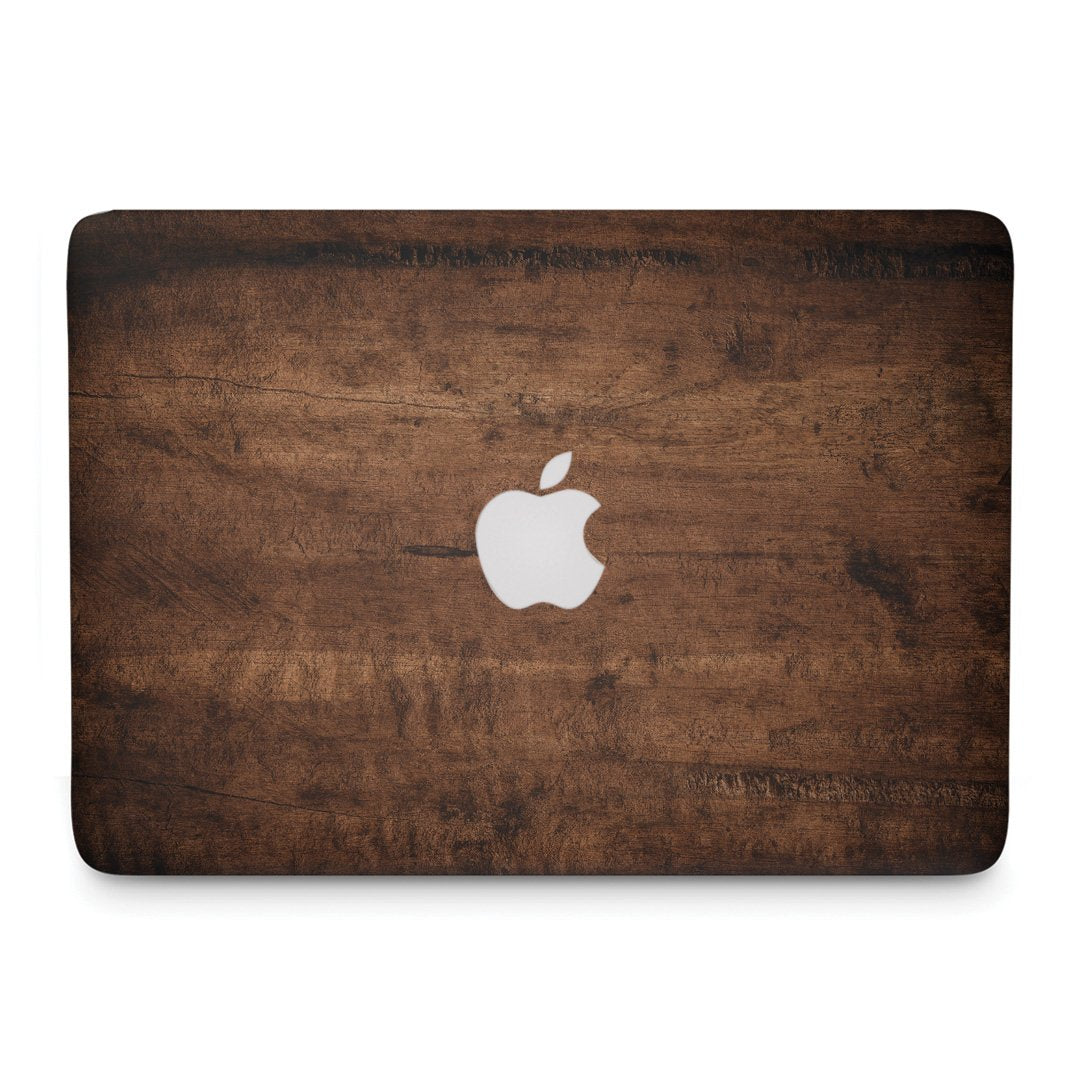 Dark Wood - Macbook Skin