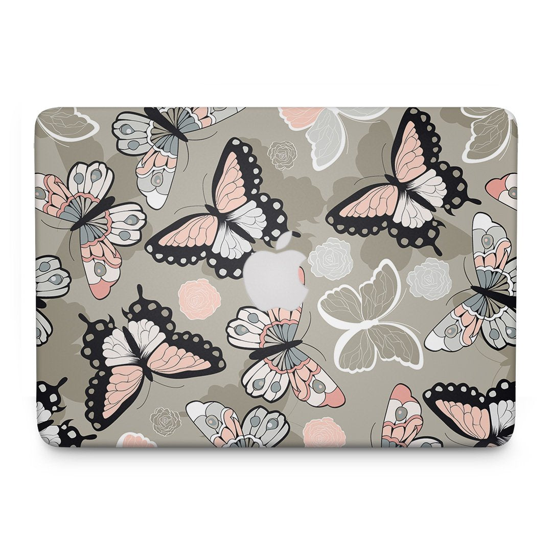 Butterflies Boho - Macbook Skin