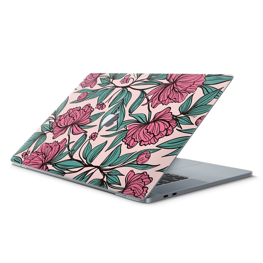 Flower Paint - Macbook Skin