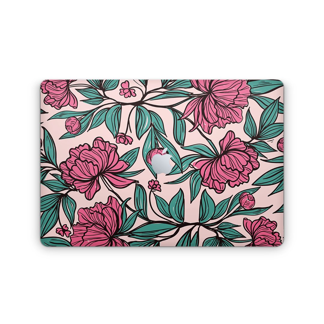 Flower Paint - Macbook Skin