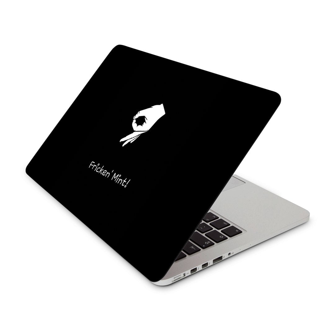 Text Fricking - Macbook Skin