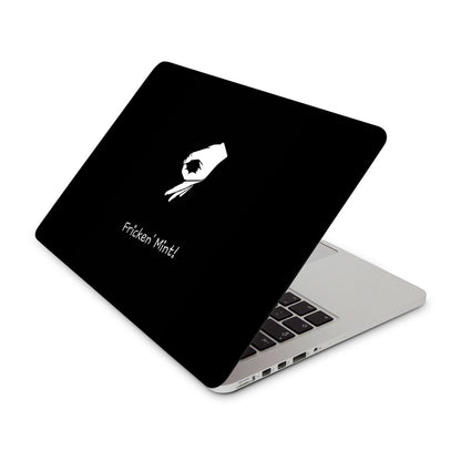 Text Fricking - Macbook Skin