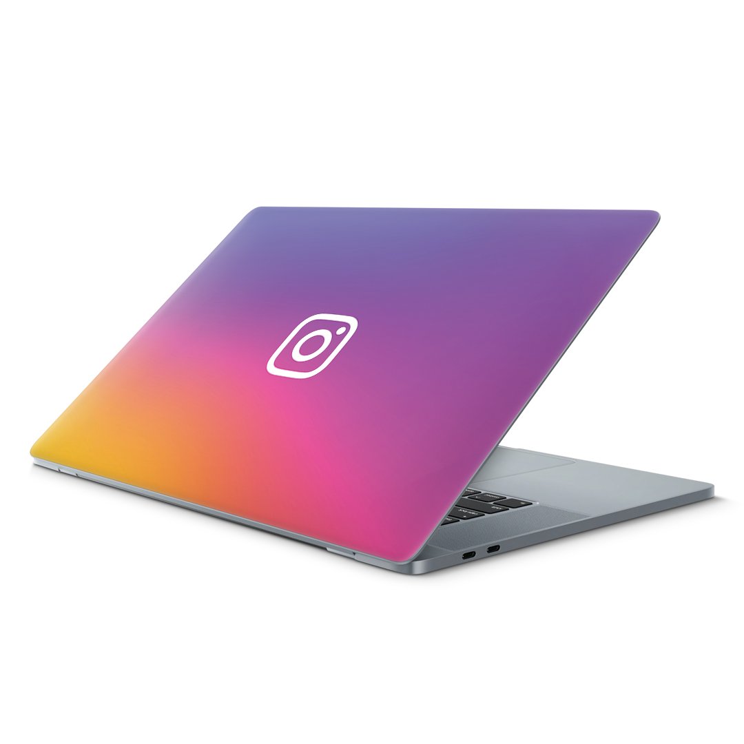 Text Insta - Macbook Skin