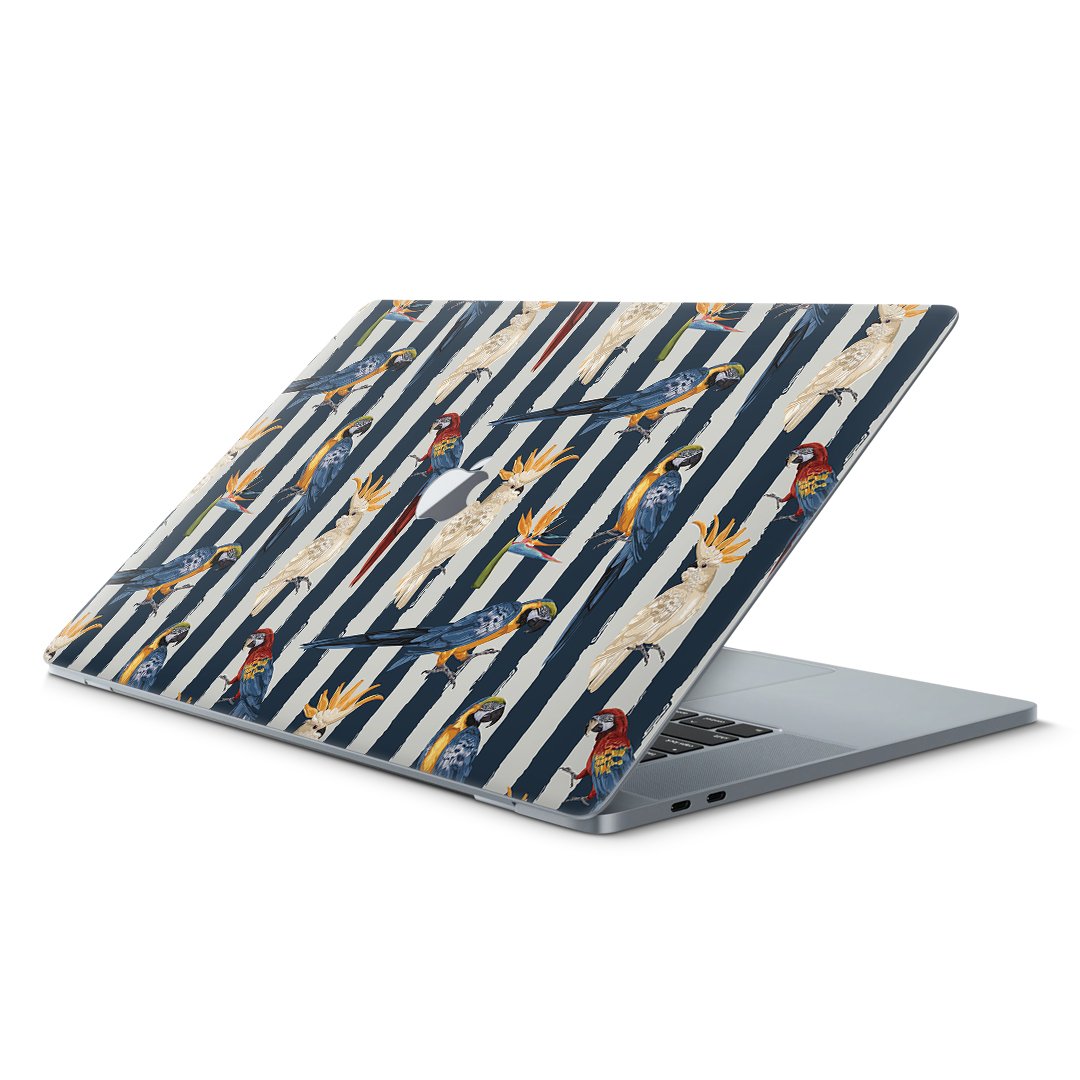Blue Parrots Tropic - Macbook Skin