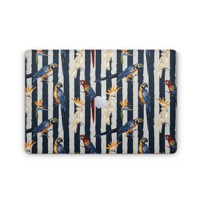 Blue Parrots Tropic - Macbook Skin