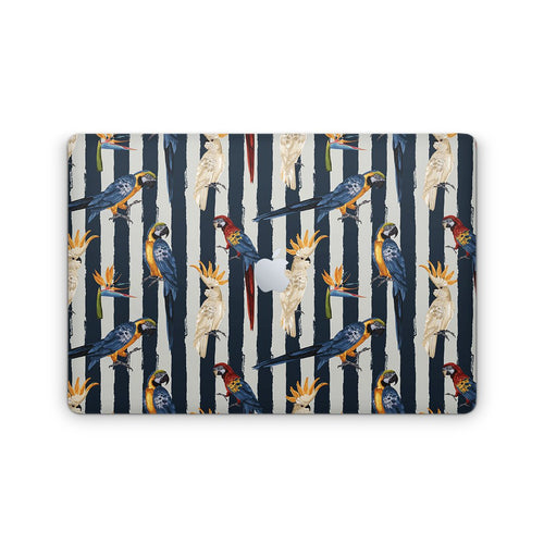 Blue Parrots Tropic - Macbook Skin