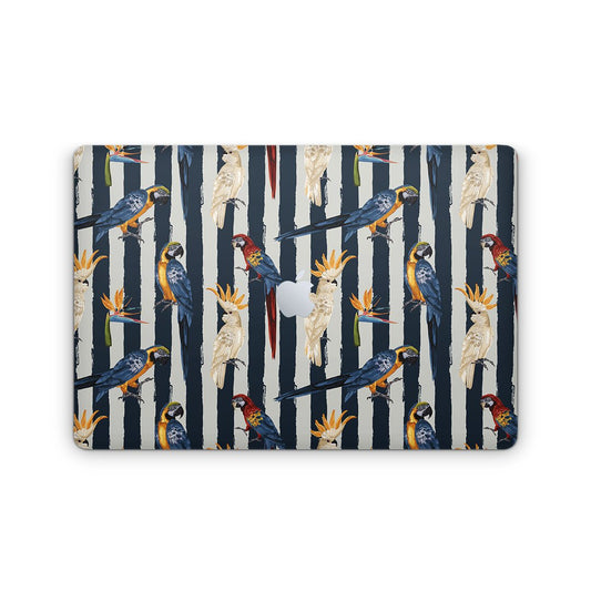Blue Parrots Tropic - Macbook Skin