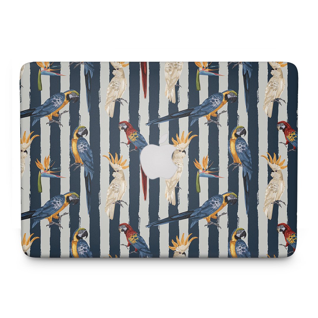 Blue Parrots Tropic - Macbook Skin